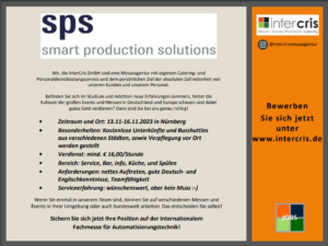 Mehr über den Artikel erfahren SPS (smart production solutions)
