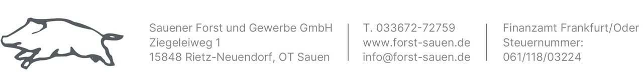 Mehr über den Artikel erfahren WG: Stellenausschreibung Sauener Forst